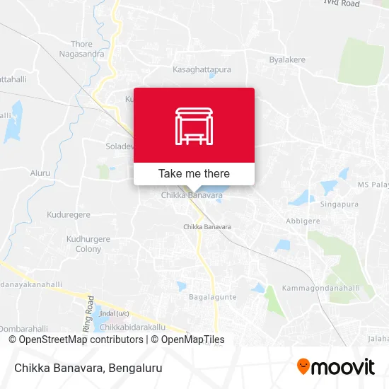 Chikka Banavara map