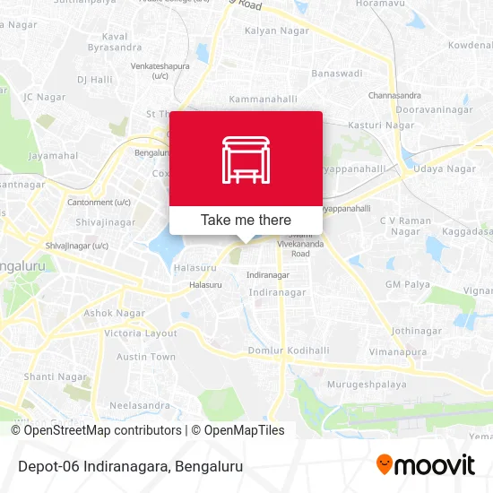 Depot-06 Indiranagara map