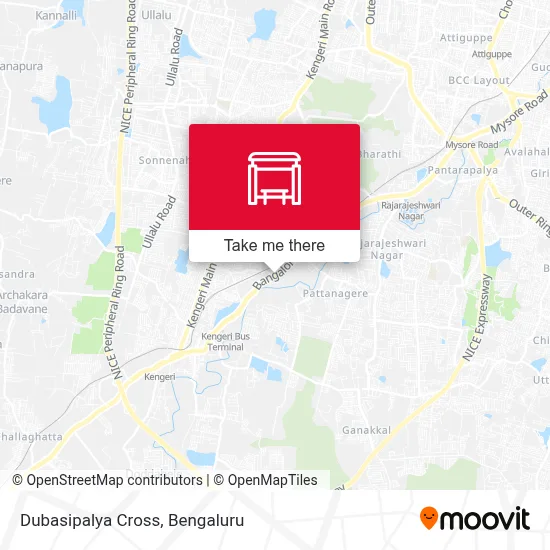 Dubasipalya Cross map