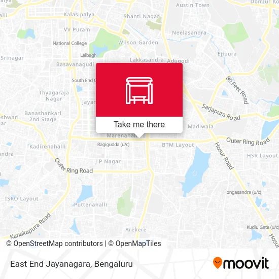 East End Jayanagara map