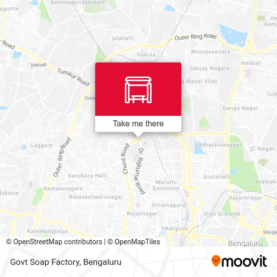 Govt Soap Factory map