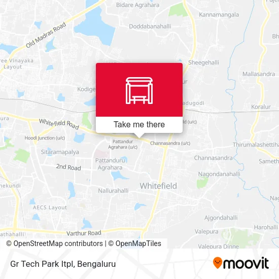 Gr Tech Park Itpl map