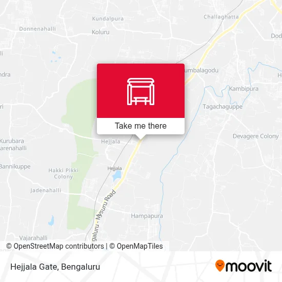 Hejjala Gate map