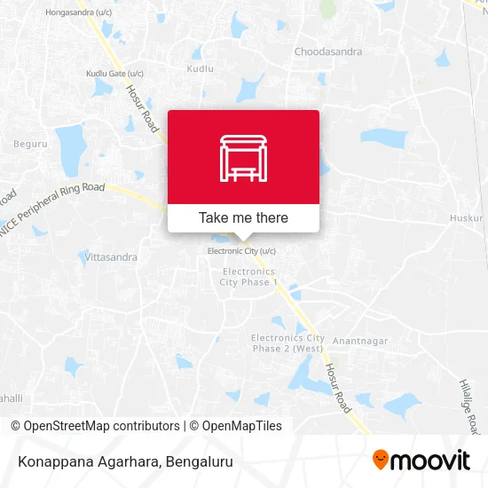 Konappana Agarhara map