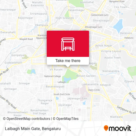 Lalbagh Main Gate map