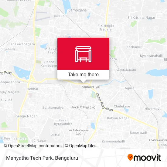 Manyatha Tech Park map