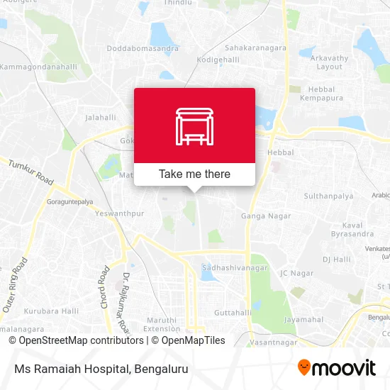 Ms Ramaiah Hospital map