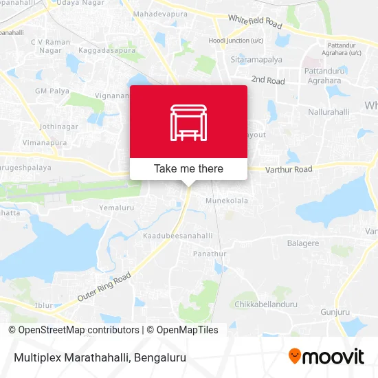 Multiplex Marathahalli map