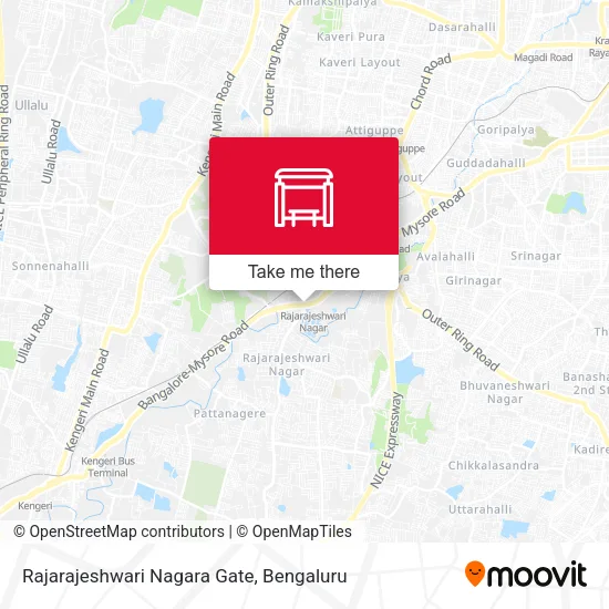 Rajarajeshwari Nagara Gate map