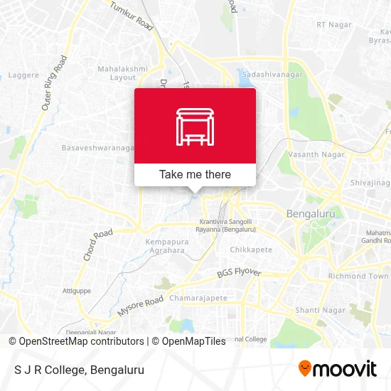 S J R College map