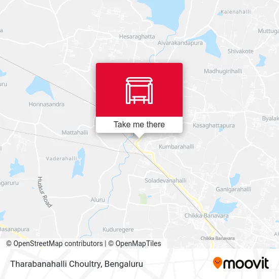 Tharabanahalli Choultry map