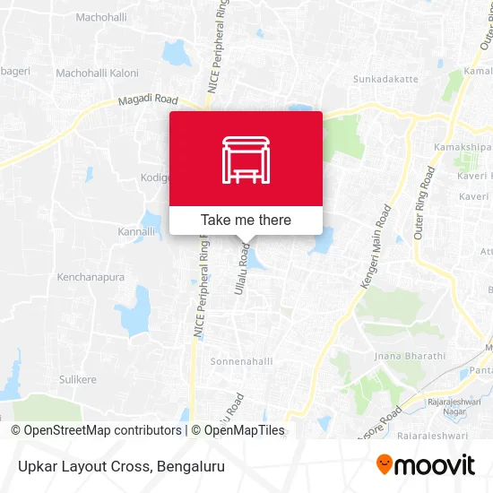 Upkar Layout Cross map