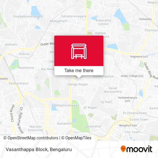 Vasanthappa Block map