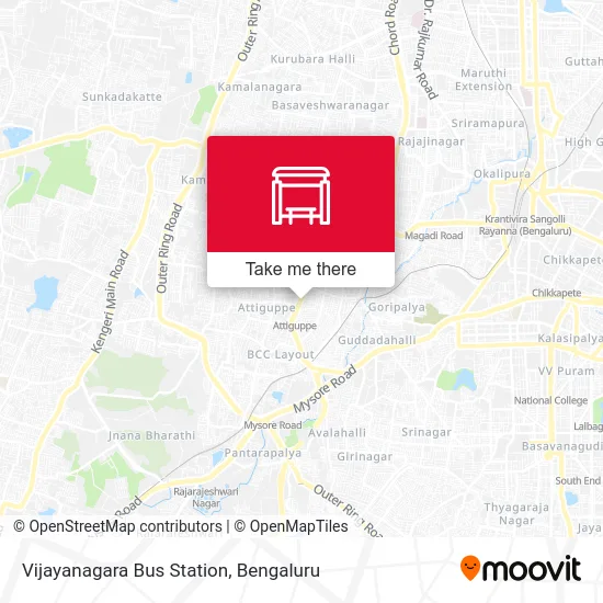 Vijayanagara Bus Station map