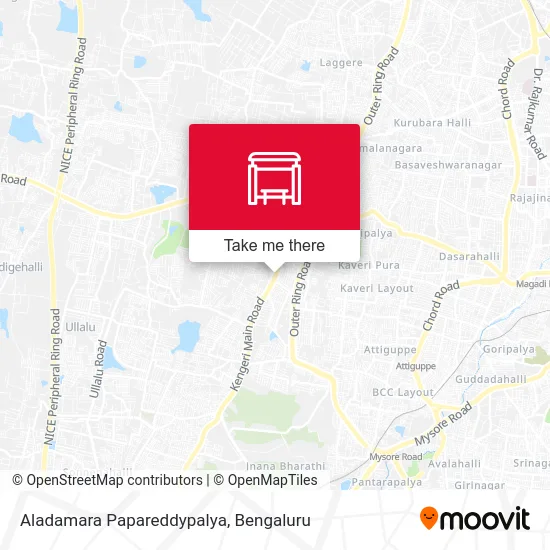 Aladamara Papareddypalya map