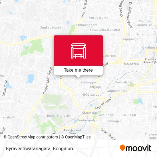 Byraveshwaranagara map