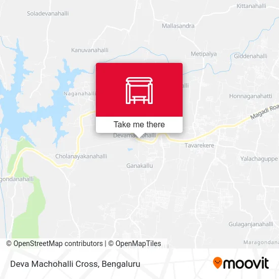 Deva Machohalli Cross map