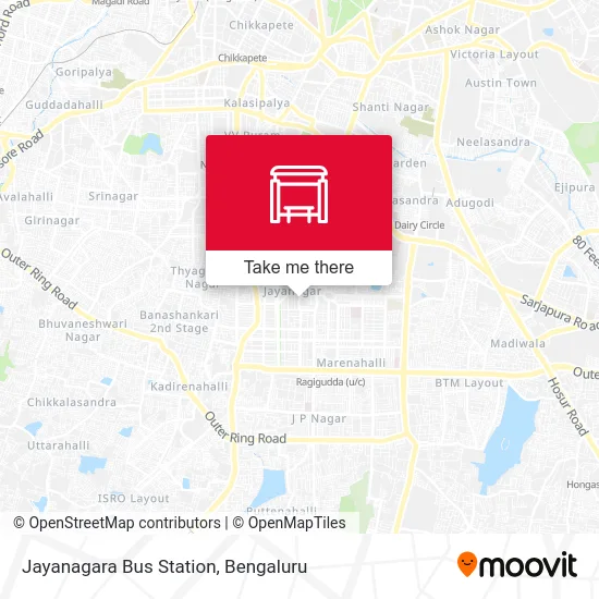 Jayanagara Bus Station map