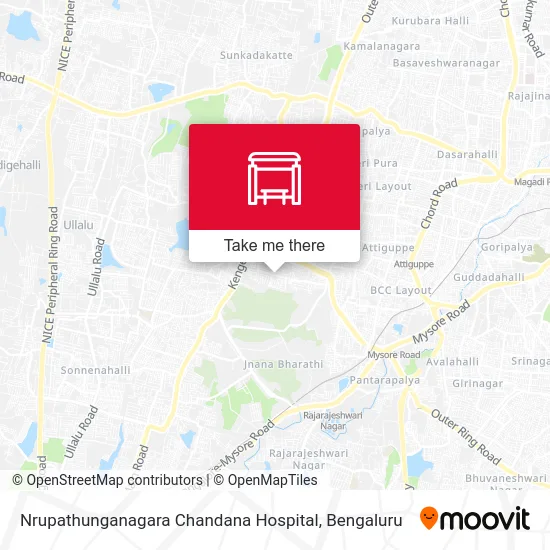 Nrupathunganagara Chandana Hospital map