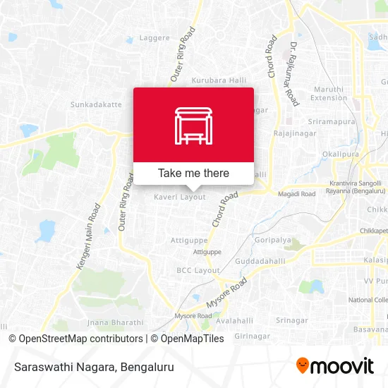 Saraswathi Nagara map