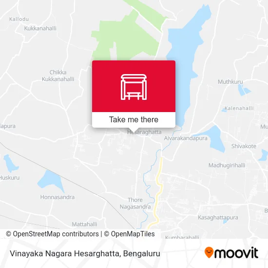 Vinayaka Nagara Hesarghatta map