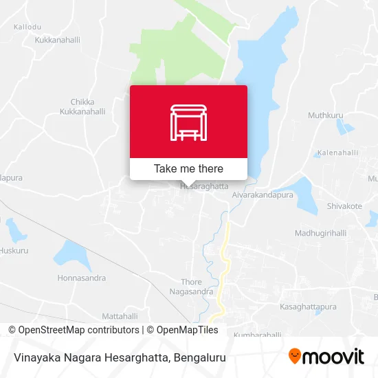 Vinayaka Nagara Hesarghatta map
