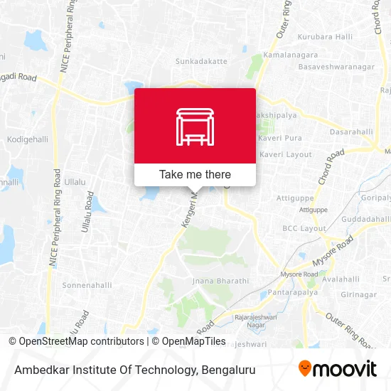 Ambedkar Institute Of Technology map