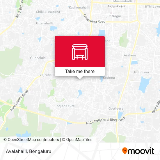 Avalahalli map