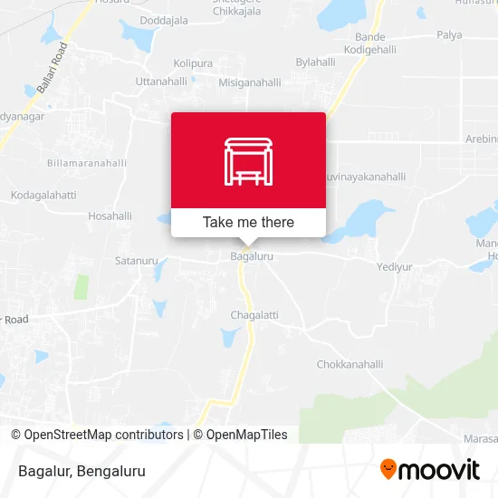 Bagalur map