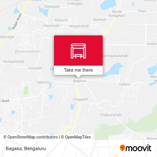 Bagalur map