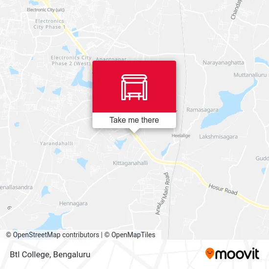 Btl College map