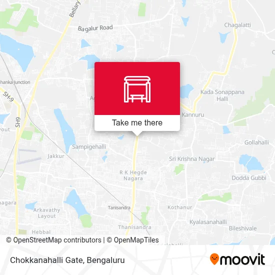 Chokkanahalli Gate map