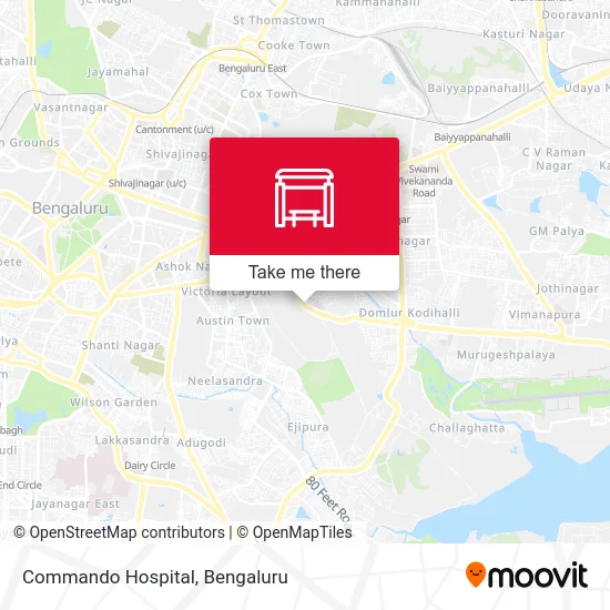 Commando Hospital map