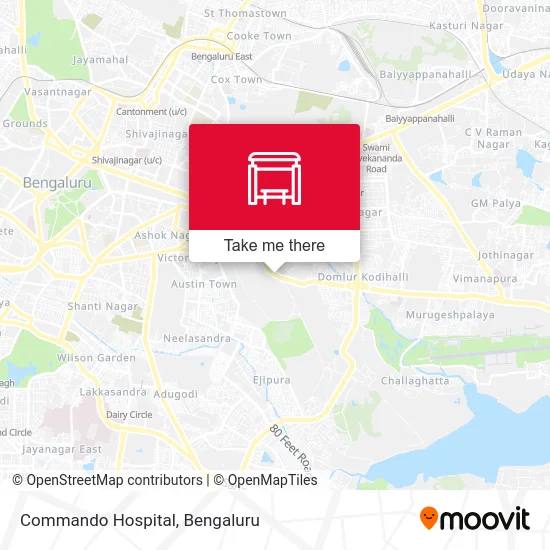 Commando Hospital map