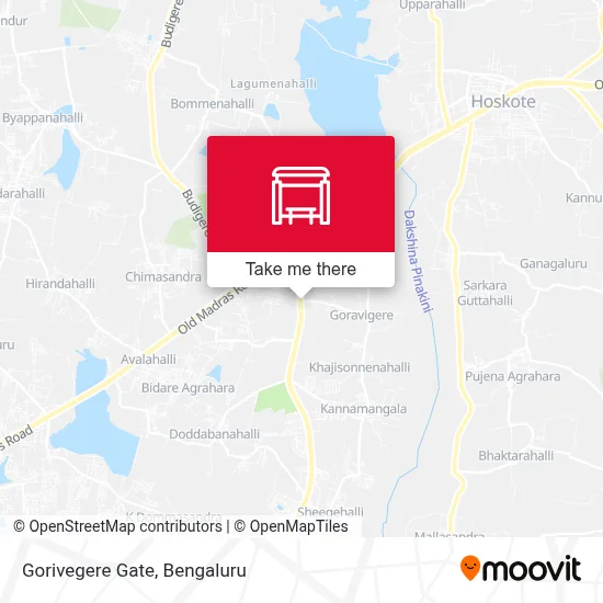 Gorivegere Gate map