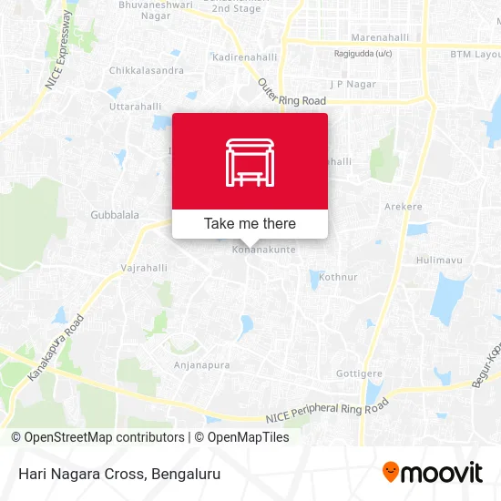 Hari Nagara Cross map