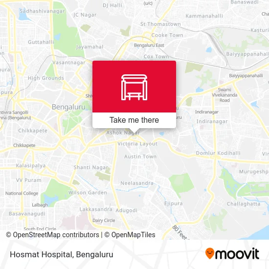Hosmat Hospital map