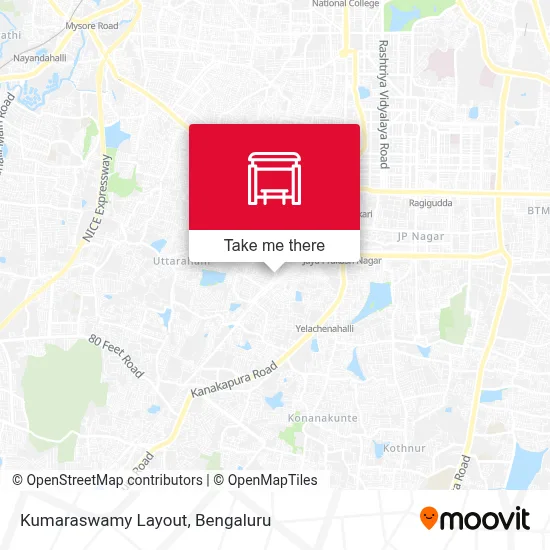 Kumaraswamy Layout map