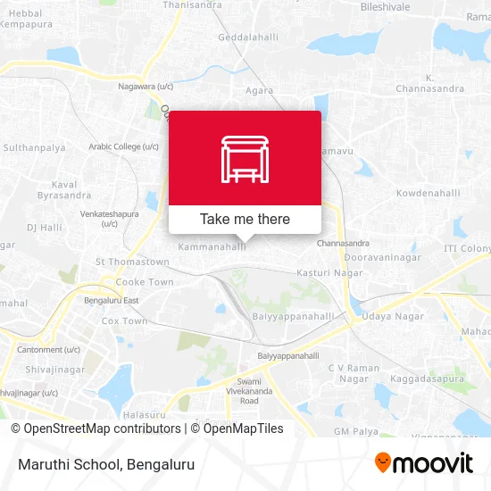 Maruthi School map