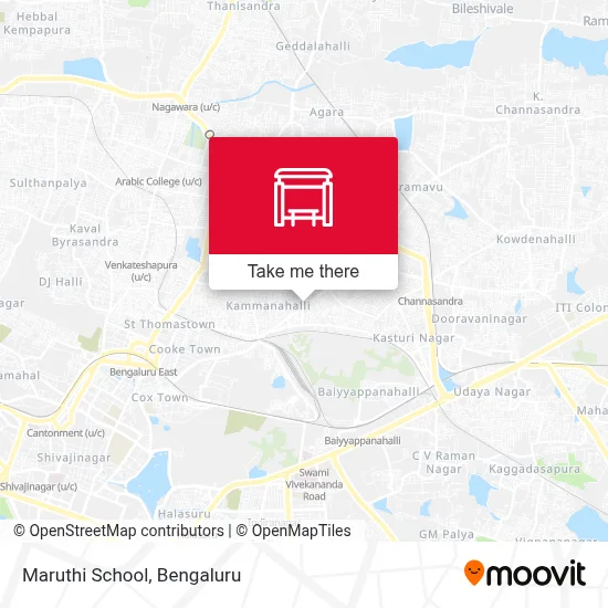 Maruthi School map