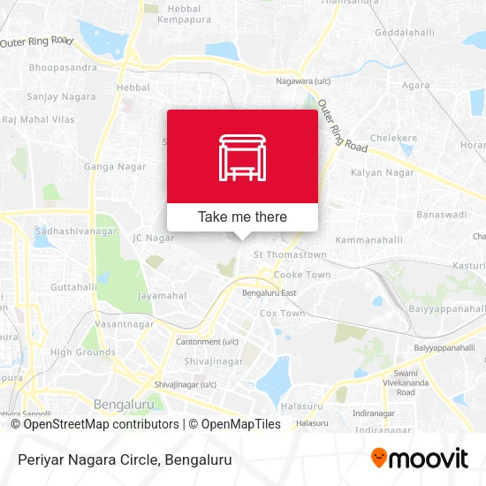 Periyar Nagara Circle map