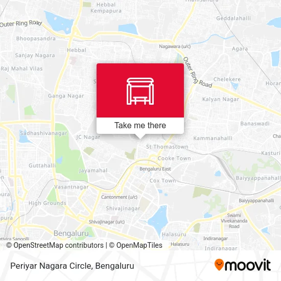 Periyar Nagara Circle map