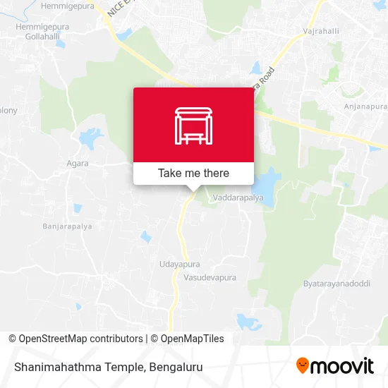 Shanimahathma Temple map