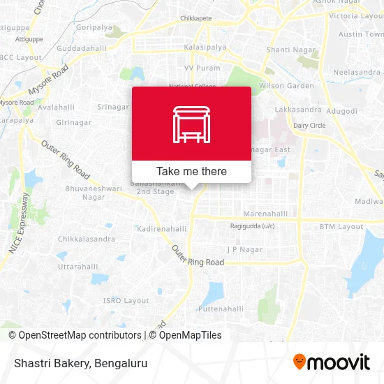 Shastri Bakery map