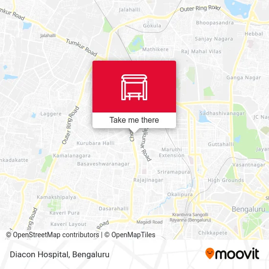 Diacon Hospital map