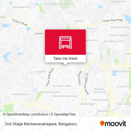 2nd Stage Kanteeravanagara map