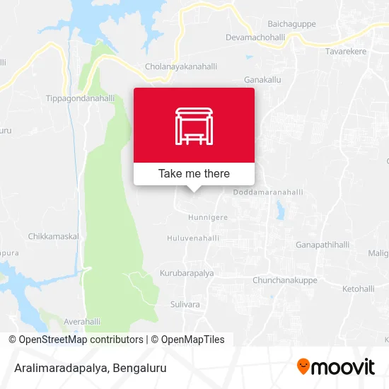 Aralimaradapalya map