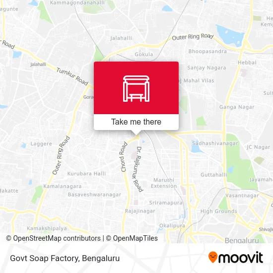 Govt Soap Factory map