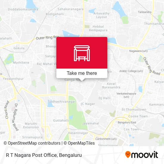 R T Nagara Post Office map