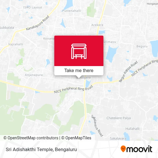 Sri Adishakthi Temple map
